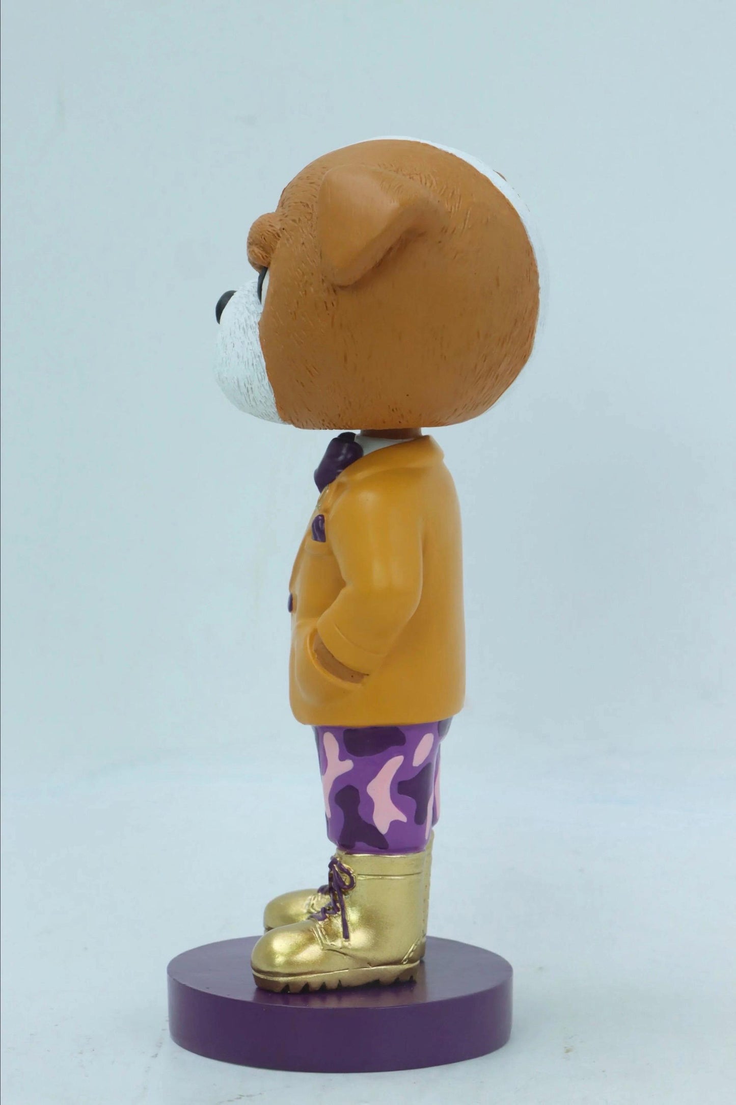 Langston Q'Hughes Bobblehead | Omega Psi Phi Fraternity, Purple & Gold Desk Decor