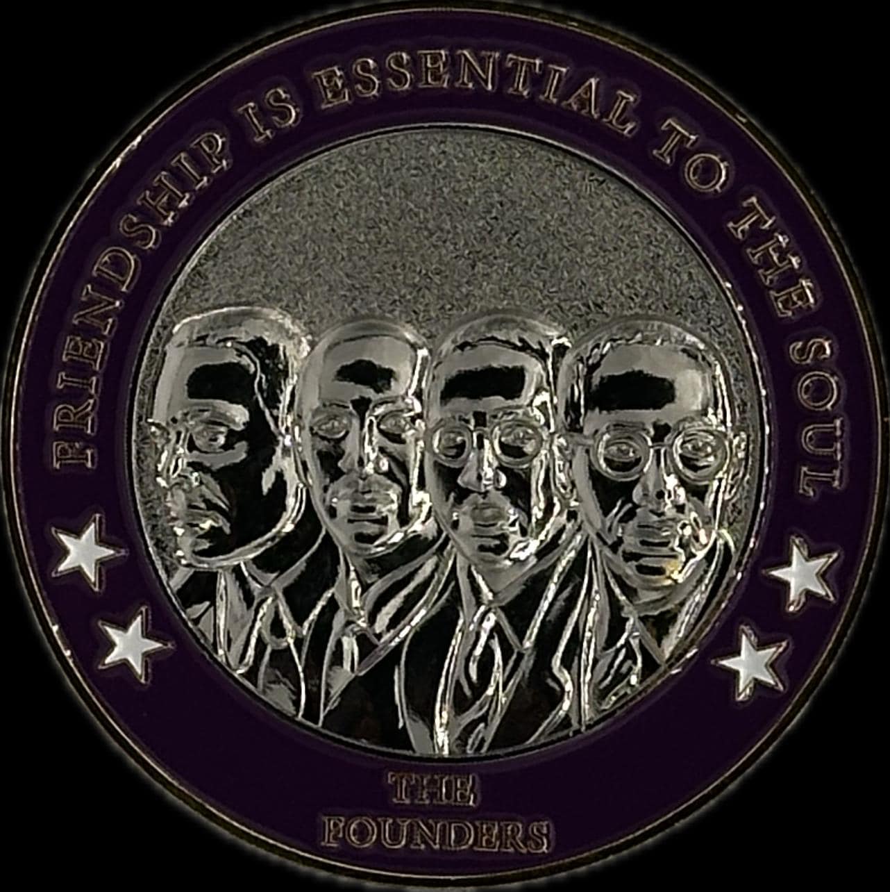Omega Psi Phi Founders Coin Set | 1911 Challenge Coins with Display Box