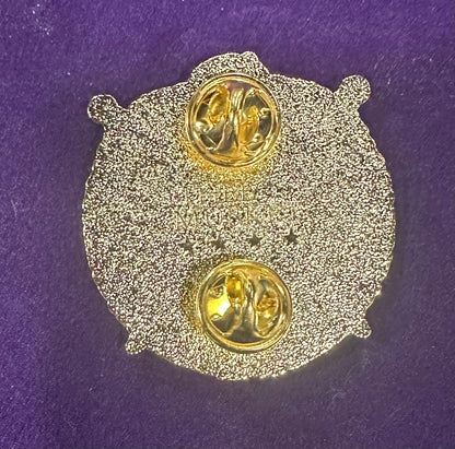 Omega Psi Phi 19.. Shield Lapel Pin | Purple & Gold 1911 Fraternity Jewelry