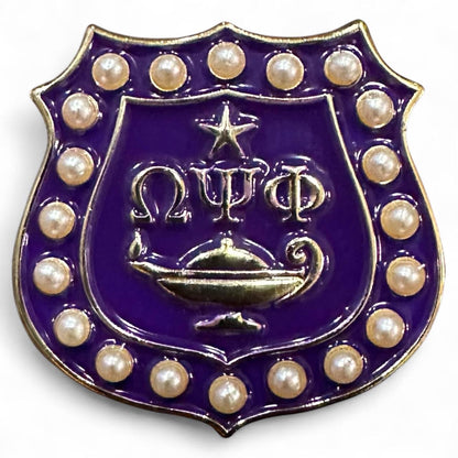 Omega Psi Phi Lapel Pin Collection - Gold-Tone Fraternity Pins