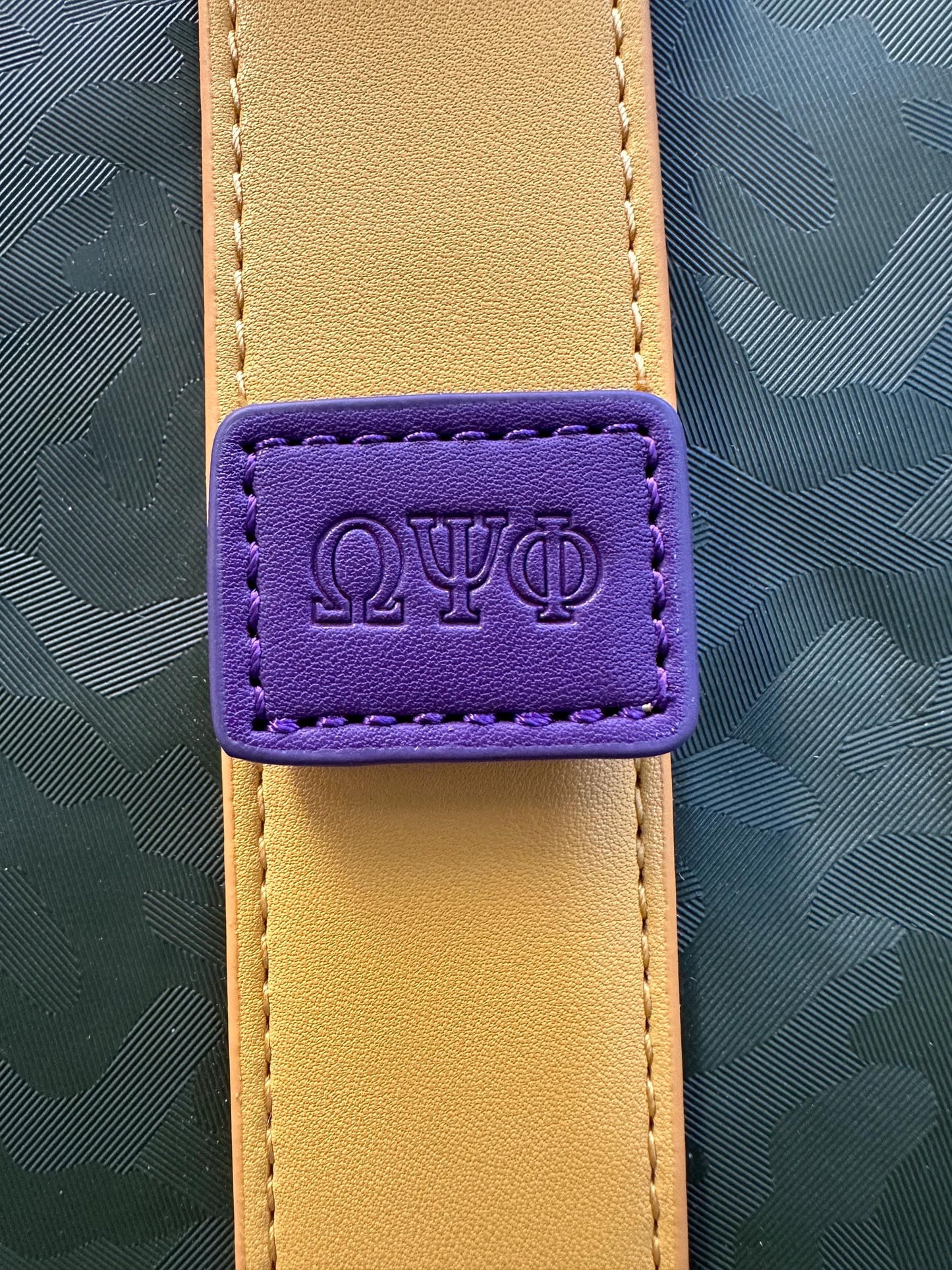 Omega Psi Phi Travel Backpack | Purple & Gold 1911 Fraternity Bag