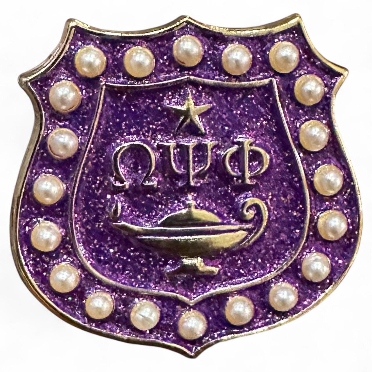 Omega Psi Phi Lapel Pin Collection - Gold-Tone Fraternity Pins