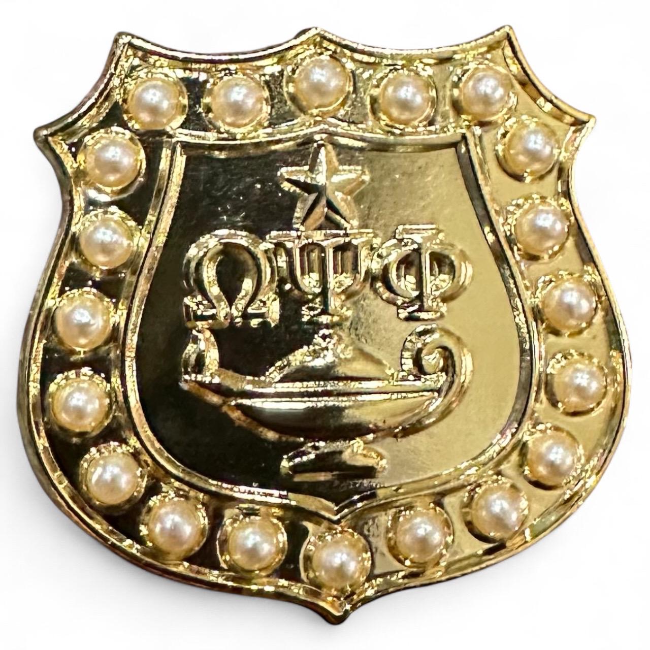Omega Psi Phi Lapel Pin Collection - Gold-Tone Fraternity Pins