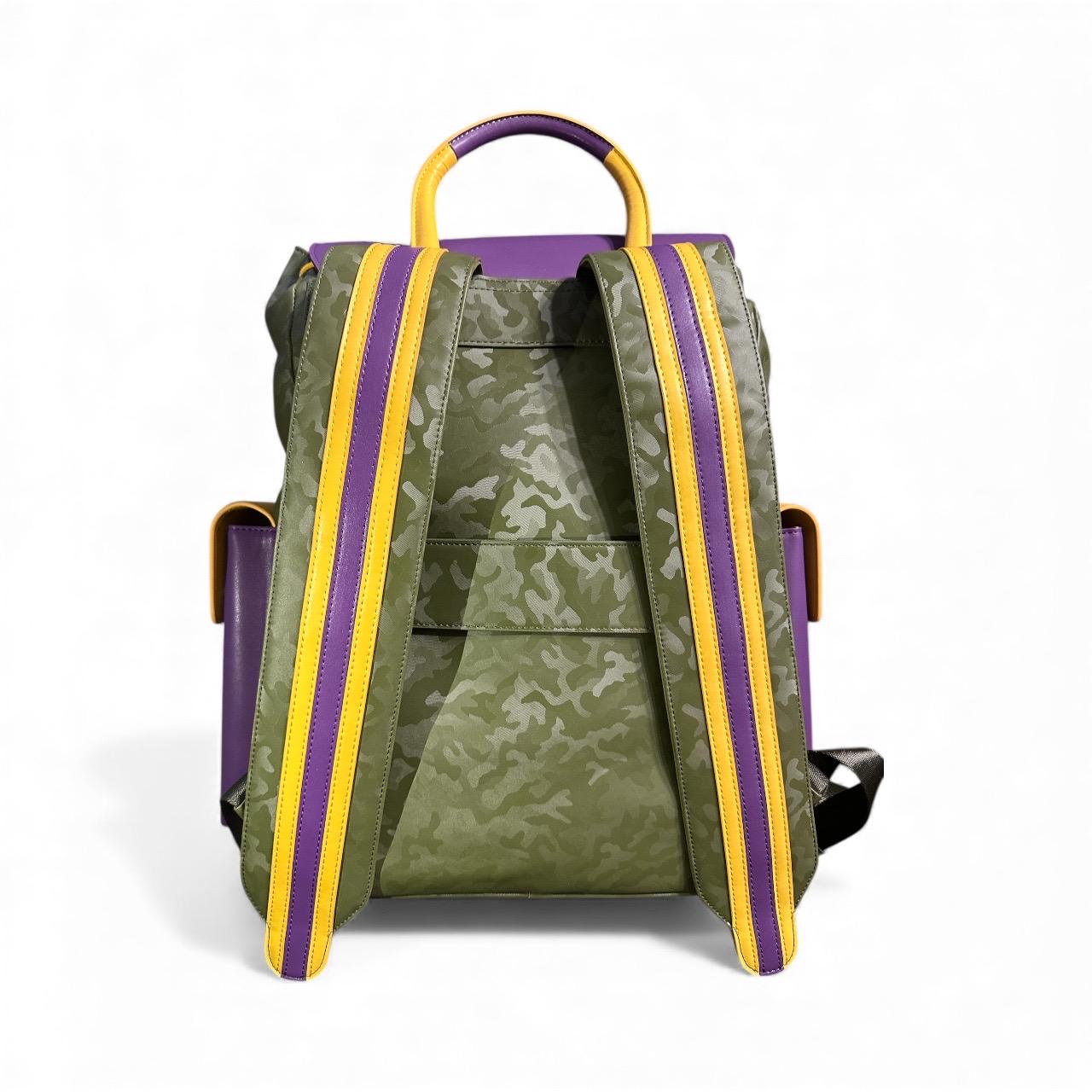 Omega Psi Phi Travel Backpack | Purple & Gold 1911 Fraternity Bag